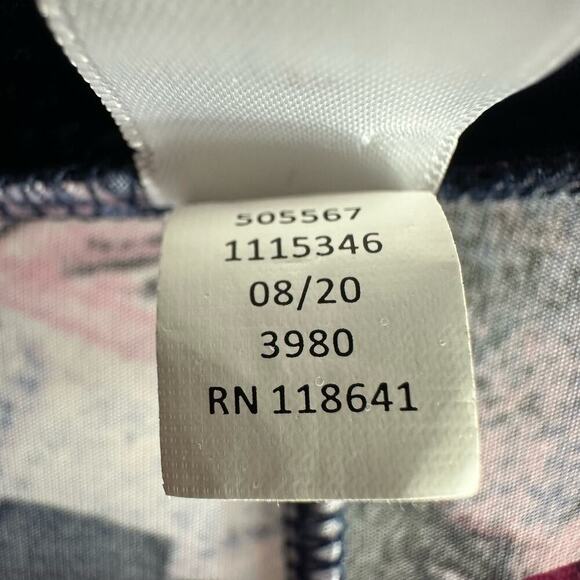 Cacique Dark Florals Soft Sleep Loungewear Robe Size Plus Size 26 - Picture 4 of 7